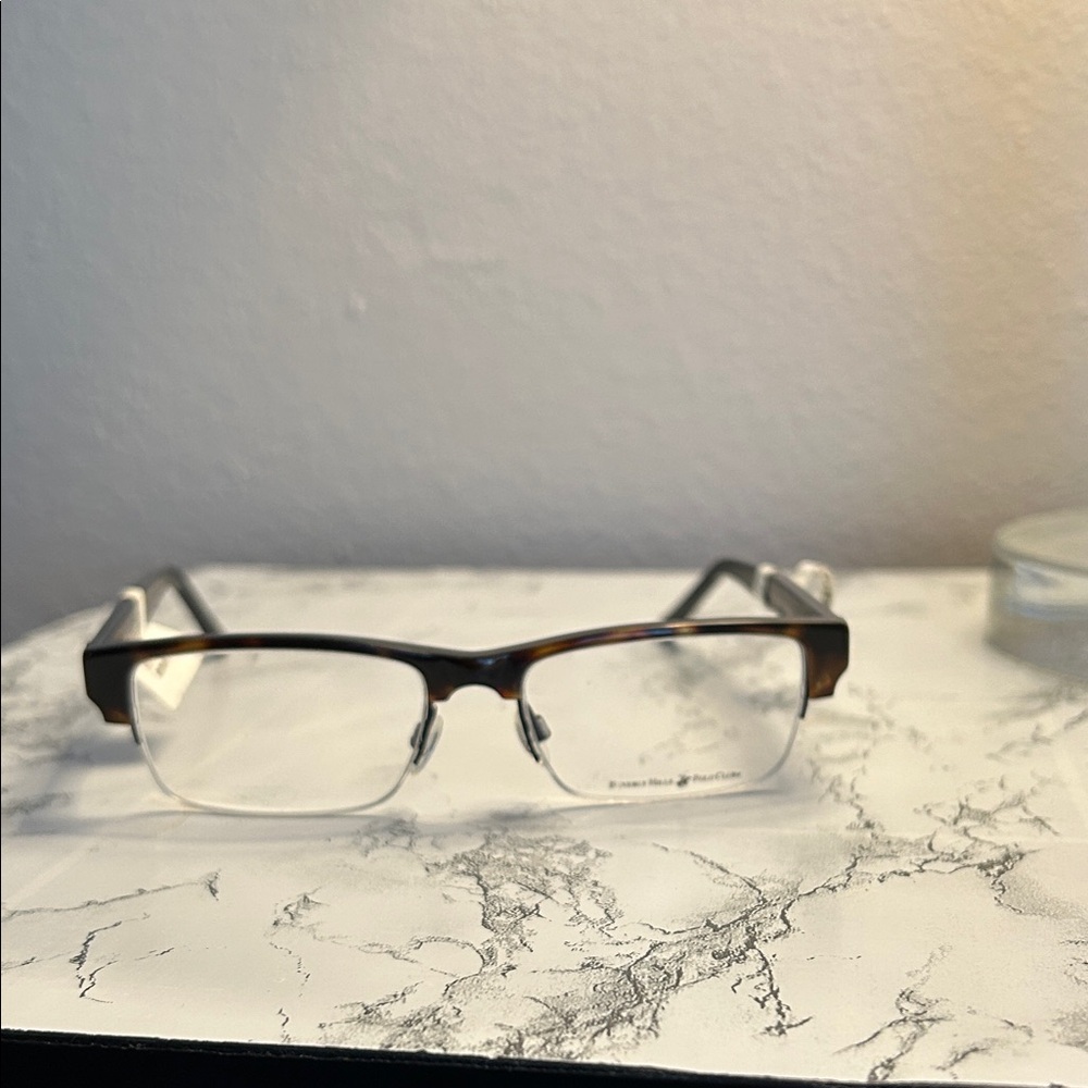 Beverly Hills Polo Club Classic Brown Eyeglasses for man. Size 51-16-145